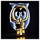 Christmas Rudy Owl Infinity Light 465 multicolored LEDs double face 60x45 cm s3