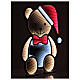 Christmas teddy bear 378 LED Infinity Light double-sided 75x50 cm internal fixed light s3