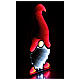 Christmas red and white gnome, 240 multicoloured LED lights, double sided Infinity Light, indoor/outdoor, 35x17 in s3