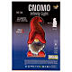 Gnome blanc et rouge Infinity Light 240 LEDs multicolores int/ext double face 90x45 cm s4