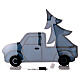 Weihnachtlicher Pick-up mit Tannenbaum, Infinity Light, 65 × 90 cm, 397 LEDs, beidseitig, innen/außen s8