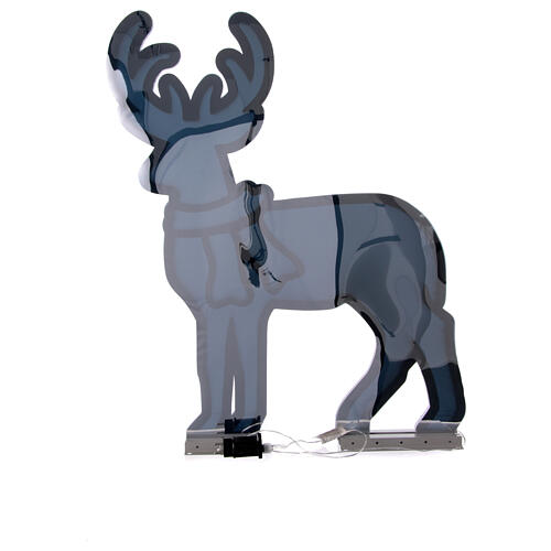 Christmas reindeer, 438 steady multicolour LED lights, two-sided Infinity Light, 35x30 in, indoor/outdoor 5