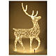 Christmas light reindeer with 700 warm white LEDs, indoor/outdoor, 60x32x10 in s3