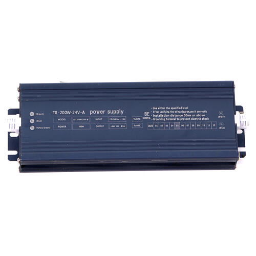 Renna luminosa 150x80x25 cm 700 maxi gocce led luce fissa int est bianco caldo 11