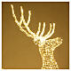 LED reindeer 150x80x25 cm 700 maxi drops fixed light warm white int ext s2