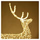 LED reindeer 150x80x25 cm 700 maxi drops fixed light warm white int ext s5