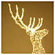 LED reindeer 150x80x25 cm 700 maxi drops fixed light warm white int ext s3