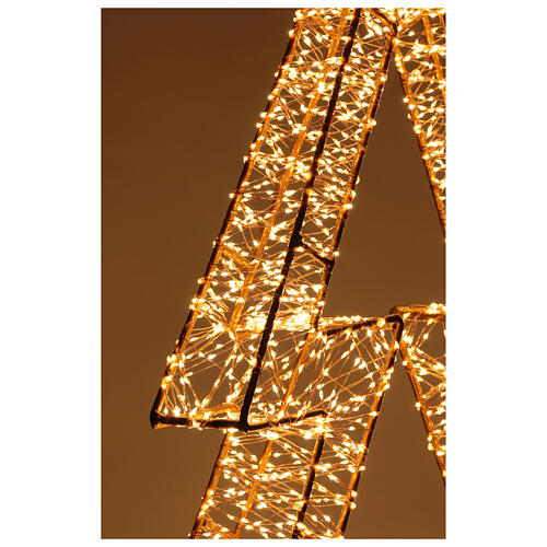 Maxi Leuchtbaum 3D – 150 × 80 × 25 cm, 9600 LEDs, warmweiß, nur für innen 4