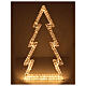Maxi 3D Christmas light tree, 9600 warm white LEDs, only indoor, 60x32x10 in s1