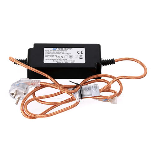 Maxi choinka świetlna 3D, 9600 LED, ciepła biel, tylko do wnętrz, 150 x 80 x 25 cm 9