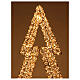 Maxi 3D light tree 9600 warm white LEDs for indoor use only 150x80x25 cm s2