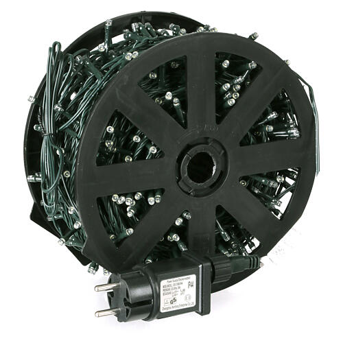 Łańcuch świetlny LED 960, zimna biel, 48 m 6