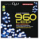 Luzes de Natal 960 LEDs branco frio carretel de cabo 48 m interior/exterior s4