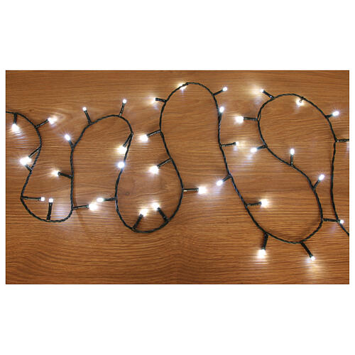 Cold white string lights 960 LEDs cable reel 48m 1