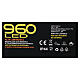 Luzes de Natal 960 LEDs branco quente carretel de cabo 48 m interior/exterior s6