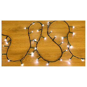 Christmas lights, 1200 cold white LED lights on a spool, 60 m, indoor/outdoor