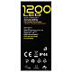 Christmas lights, 1200 cold white LED lights on a spool, 60 m, indoor/outdoor s6