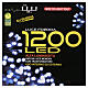 Light chain 1200 LEDs cold light coil light effects memory int 60m s5