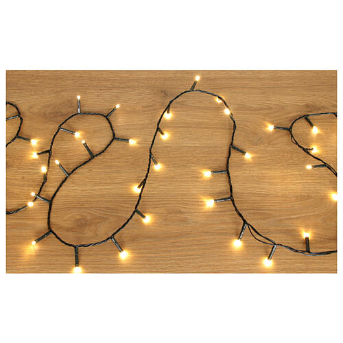 Christmas lights, 1200 warm white LED lights on a spool, 60 m, indoor/outdoor 2