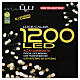 Christmas lights, 1200 warm white LED lights on a spool, 60 m, indoor/outdoor s5