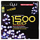 Christmas lights, 1500 cold white LED lights on a spool, 75 m, indoor/outdoor s5