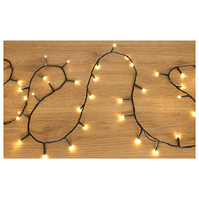 Łańcuch świetlny 1500 LED ciepły biały, na szpuli, 75 m, do wnętrz i na zewnątrz