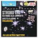 10 LED strobes of cold flashing light, extensible, 10 m, black cable s7