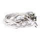 10 LED strobes of cold flashing light, extensible, 10 m, white cable s5