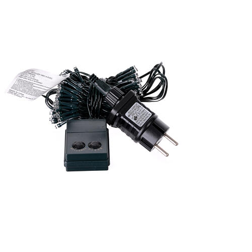 Lichterkette, 180 kaltweiße LEDs, 9 m, mit Musik und Lichteffekten – für Innenbereich 6