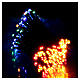 Lighting chain with 180 multicoloured LEDs, music and plays of light, 9 m s4