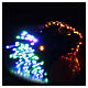 Cadena luminosa 180 led luz multicolor musical con control remoto 9 m s1