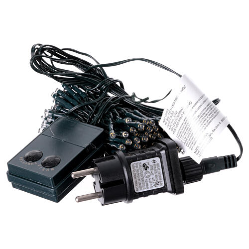 Lichterkette 180 warmweiße LEDs mit Lautsprecher und Musikfunktion, 9 m, nur für Innenbereich 7