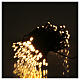 Lighting chain with 180 warm white LEDs, music and plays of light, 9 m s1