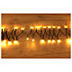 Lighting chain with 180 warm white LEDs, music and plays of light, 9 m s2