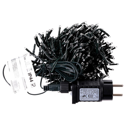 Cluster-Lichterkette 380 RGB-LEDs, 3,8 m, für Innen- und Außenbereich 8