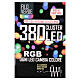 Catena cluster 380 led RGB 3,80m interno ed esterno s6