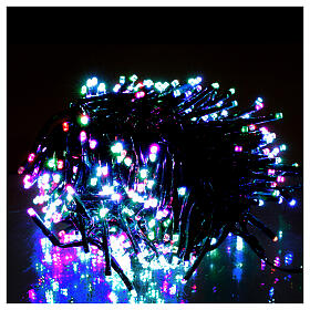 Multicolor light chain of 380 RGB LEDs 3.80m internal and external