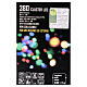 Multicolor light chain of 380 RGB LEDs 3.80m internal and external s7