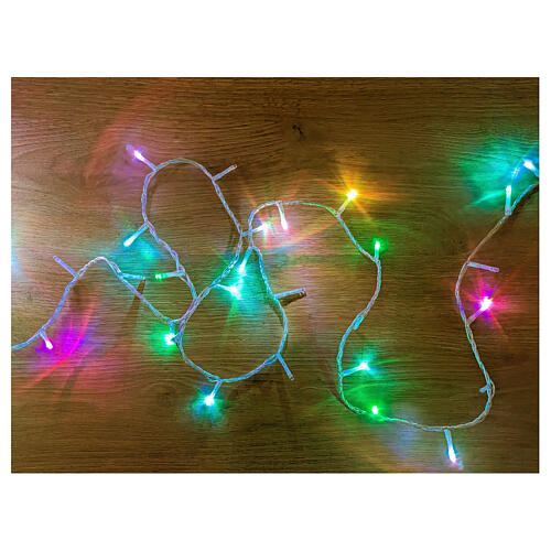 Lighting chain of 300 RGB LEDs, 18 m, clear cable, indoor/outdoor 2