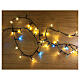 Light chain 1200 warm white LEDs cold flashes 60 m ext s4