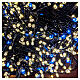 Light chain 1200 warm white LEDs cold flashes 60 m ext s5