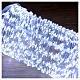Corrente luminosa 600 nano LEDs fio metálico luz branca fria com controle remoto 9 m interior/exterior s4