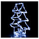 Weihnachtsbaum aus Acryl 3D – Höhe 30 cm, 60 Nano-LEDs, kaltweiß, batteriebetrieben s4