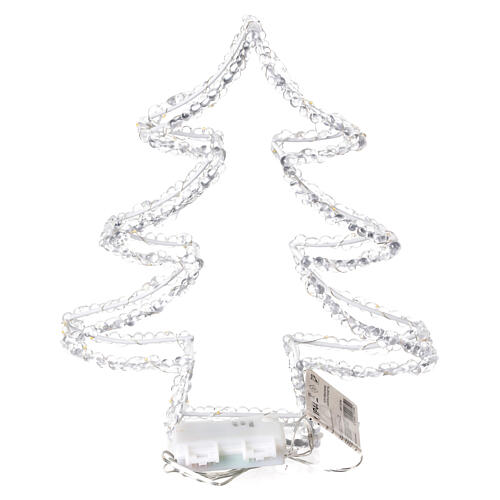 3D acrylic tree 60 nanoled warm white light h 30 cm battery 5