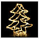 3D acrylic tree 60 nanoled warm white light h 30 cm battery s1