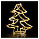 3D acrylic tree 60 nanoled warm white light h 30 cm battery s3