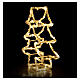 3D acrylic tree 60 nanoled warm white light h 30 cm battery s4