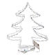 3D acrylic tree 60 nanoled warm white light h 30 cm battery s5