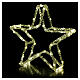 3D acrylic star with 60 warm white nanoLEDS, battery-operated, 12x12x4 in, indoor/outdoor s1
