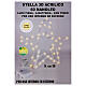 Stella 3D acrilico 60 nanoled luce calda 30x30x10 cm batteria int est s6